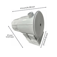 Swimming Pool Skimmer Removable Strainer Basket Wall Mount Pool Skimmer Easy Installation Surface Debris Collector for Home Pools