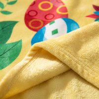 Easter Blanket Holiday Theme Soft Flannel Blanket Warm Throw Blanket for Infants, Sofa, Couch, Bed