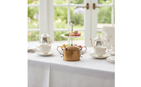 Sugar Bowl with Lid and Spoon Brass Sugar Bowl with Lid Gold-Toned Tableware for Hosts