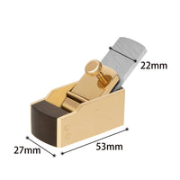Ebony Hand Plane with Brass Screw Tool Easy to Use for Lutherie, Luthiers
