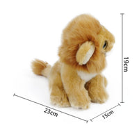 Realistic Lion Stuffed Soft Stuffed Lion Cuddly for Children