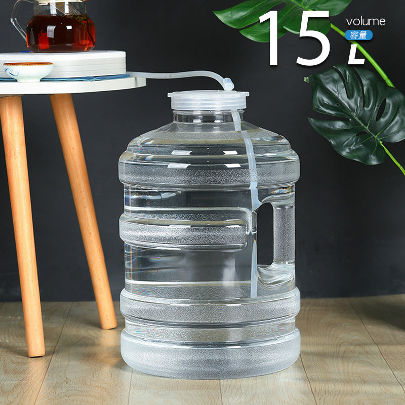 15L Transparent PC Water Container with Handle for Tea