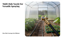 Rust Resistant M14 Thread Agricultural Spray Head Easy Installation Brass Atomizing Nozzle for Farmers, Agriculture, Gardening