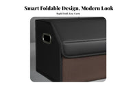 Large Capacity Car Trunk Storage Box Space Saving Foldable Trunk Organizer Multi-Pocket Design Car Boot Storage Case Sturdy Construction for SUV Owners, Families, Travelers, Road Trips, Grocery Shopping, Camping