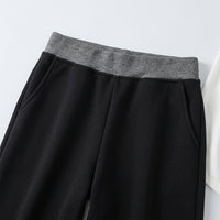 Wide Leg Trousers for Women UK with High Waisted Design, Casual in Blend Material, Loose Fit Pants for Everyday Wear