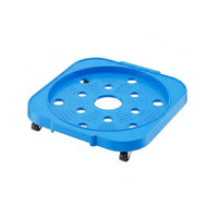 Universal Wheels Gas Cylinder Dolly Movable Propane Cylinder Dolly 4 Wheel Gas Bottle Dolly Heavy-Duty for Kitchen, Garage