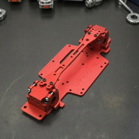 RC Car Chassis with Hardware RC Chassis Plate Abrasion-Resistant for Hobbyists