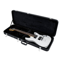 Electric Guitar Hard Case Hardshell Protection Wooden Electric Guitar Case Soft Lined Interior Musical Instrument Accessory for Artists, Travel