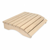 Heat-Resistant Wooden Sauna Headrest Long-Lasting Wood Sauna Pillow Sturdy Build Bath Accessory Polished Surface for Spa