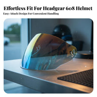 Day and Night Universal LS2 OF608 Helmet Visor Clear Vision Motorcycle Helmet Visor Windproof Anti-Scratch for in All Conditions Riding, Daily Commute