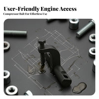 Threaded Bolts Heavy Duty Steel Automotive Valve Spring Compressor Mounting Holes Valve Spring Compressor Auto Repair Item Curved Bracket
