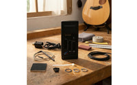 Onboard Acoustic Guitar Preamp Active 3-Band EQ Preamp Compact Acoustic Guitar Pickup Lightweight for Guitarists, Busking