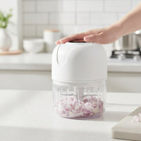 Electric Garlic Chopper Rechargeable Garlic Chopper Compact for Kitchen