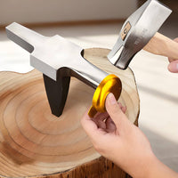 Jeweler's Pointed anvils Polished Surface T-Stake anvils High Hardness Steel Goldsmith Tool for Jewelers