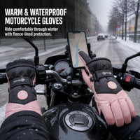 Unisex Winter Warm Waterproof Touchscreen Ski & Motorcycle Gloves