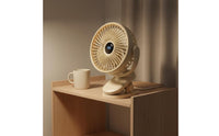 Quiet Operation Attachable Fan Lightweight Clip Fan 3 Speed Control for Students, Office Workers, Dorm Room, Bedside