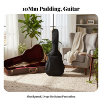 42 Inch Acoustic Guitar Bag Water Acoustic Guitar Bag Long-Lasting Construction Wear Resistant for Travel, Storage