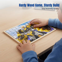 Robot Assembly Puzzle, Wooden Mecha Toy, Electric King, Ocean Storm, Boys Gift