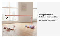 Freestanding Dance Bar Space-Saving Portable Dance Bar Heavy Duty Home Dance Training Bar for Kids, Beginners, Gym