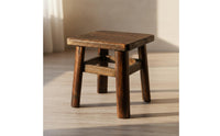 Square Wooden Tea Table Space Saving Tatami Tea Table No Assembly Home Furniture for Balcony, Guesthouse