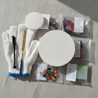 Microwave furnace Kit for Glass Fusing Compact Glass Jewelry Making Kit for Hobbyists