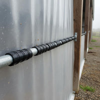 Easy Installation Livestock Barn Curtain Hoist Heavy Duty Hand Crank Winch Kit Cast Iron Construction for Farmers, Farm