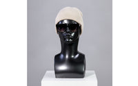 Mannequin Head with Shoulders Reflective Male Mannequin Head Smooth for Countertop Displays