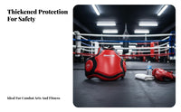 High-Quality PU Leather Sanda Chest Guard Shock Absorption MMA Sanda Chest Guard Thickened Protection Boxing Body Protector Wear Resistant for Athletes, Coaches, Sparring, Combat Sports, Competition, Dojo