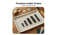 Handmade Accessory Comp Single Nt Embroidery Hair Clip Base Bulk Pack DIY Hair Clip Leather Pad Polished Finish for Crafters, Women