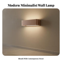 Flicker-Non-Flickering Modern Wall Lamp Easy Installation Modern LED Wall Sconce Brushed Finish LED up down Light for Interior Designers, Hotel Managers, DIY Enthusiasts, Bedroom, Hallway, Staircase, Living Room