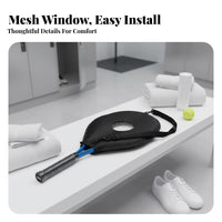Builds Strength Tennis Racket Resistance Sleeve Universal Fit Wind Resistance Racket Cover Hollow Design for Beginners, Warm-Ups, Backyard