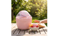 Ice Cream Machine Electric Countertop Ice Cream Machine Appliance Compact Homemade for Families, Kitchen, Home