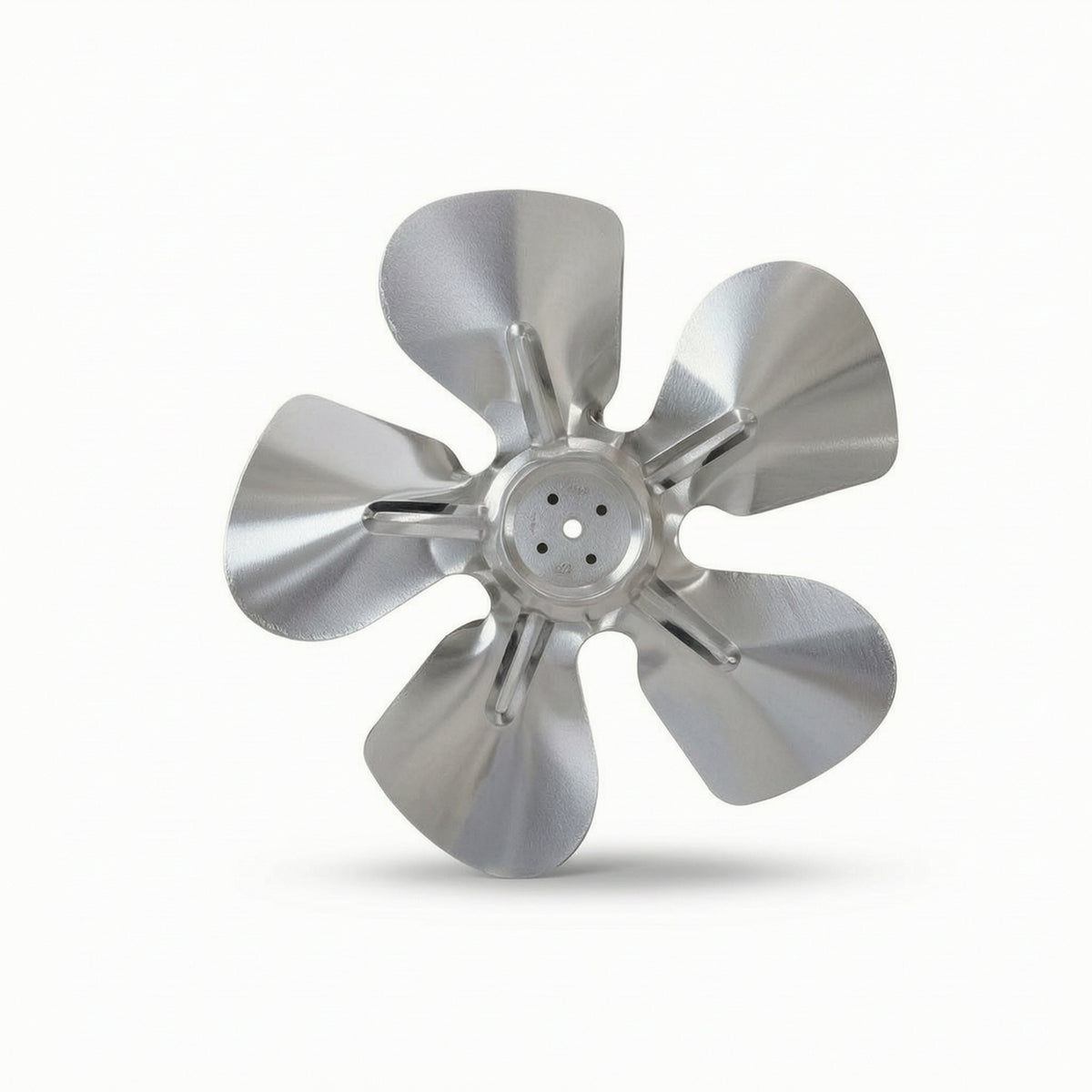 Impeller-Style Metal Fan Blade Curved Replacement Fan Blade Easy to Install Long-Lasting for Ventilation