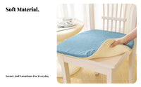 Textile Chair Cushion Soft & Comfortable Office Chair Seat Pad Wear-Resistant Non-Slip Stool Cushion for Students, Homeowners, Classroom, Home
