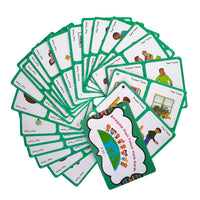 Children's English Irregular Verb Flash Cards with Pictures and Past Tense Forms