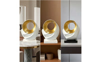 Abstract Sculpture Modern Geometric Sculpture Minimalist Sculptural Ornamental Piece for Living Room