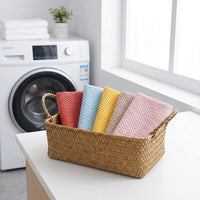 Coral Fleece Cleaning Cloths and 30x30cm Microfibre Cloth, Reusable Microfibre Towel for Kitchen and Car, Absorbent for Glass and Floor Surfaces