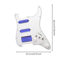 Coil Split Switch Standard Design Loaded Pickguard Pre-Wired SSH Prewired Pickguard Assembly for DIY Builders, Guitarists