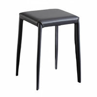 Light Luxury Design Stackable Saddle Stool Space-Saving Backless Saddle Stool Modern Design Dining Seat Long-Lasting Construction for Guests, Homeowners, Restaurant Owners, Living Room, Waiting Area, Kitchen, Basement