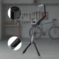 Aluminum Alloy Double-Leg Kickstand Adjustable Height Foldable Bike Kickstand Non-Slip Kick Stand Stable for Commuters, Commuting, Touring