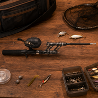Carbon Fiber Fishing Rod and Reel Combo, Retractable 76cm Spinning Combo, Heavy Action Freshwater Travel Fishing Rod, 3 Sections 46cm Collapsed