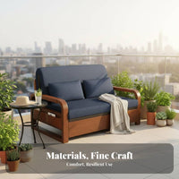Foldable Design Wheeled Pull-extendable Bed two-wayUse Pull-extendable Sleeper Sectional Space-Saving transformable Couch With casters for Apartment Dwellers, Families, Homeowners, Small Spaces, Office, Home Theater