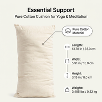 Meditation Cushion Carry Handle, Bolster Pillow for Floor Sitting, Supportive Floor Sitting Cushion, Rectangular Bolster Pillow for Home
