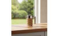 Coffee Plunger with Sleeve Shatterproof Stainless Steel Coffee Plunger for Campers, Office, Camping
