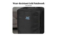 Top Handle Opening Portable Speaker Dust Cover Smooth Textile Portable Speaker Cover Black for Storage, Travel