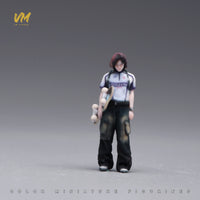 VM 1/64 Cool Skateboarder Miniature Scene Model with 3D Color Printed Resin Figure