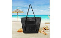Reinforced Mesh Bag with Inner Pocket Spacious Mesh Tote Bag Transparent Breathable for Women, Swimmers, Beach, Pool, Gym, Travel