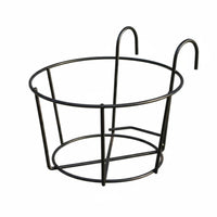 Space-Saving Balcony Pot Hanger Easy Installation over-the Pot Frame Anti-Rust ing Planter Weather-Resistant for Apartment Dwellers, Home Decorators, Homeowners, Fence, Patio, Deck, Porch