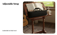 Flute Case Waterproof Flute Gig Bag Instrument Protection Crushproof Shockproof for Musicians, Travel, School