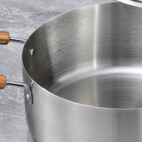 6 Pieces Soup Pot Set with Handles Stainless Steel Soup Pot Set Induction Compatible Pots for Home Cooks, Renters, Kitchen, Meal Prep